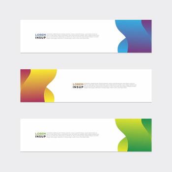 banner de vector moderno fondo web plantilla de diseño abstracto