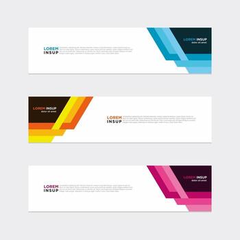 banner de vector moderno fondo web plantilla de diseño abstracto