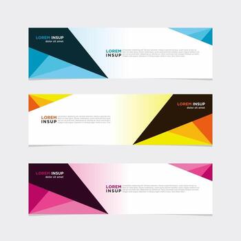 banner de vector moderno fondo web plantilla de diseño abstracto