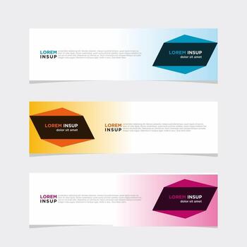 banner de vector moderno fondo web plantilla de diseño abstracto