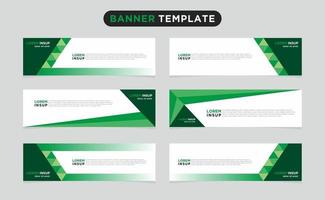 Modern vector banner web background abstract design template