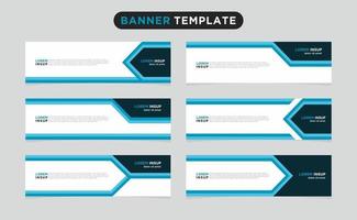 Modern vector banner web background abstract design template