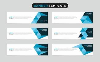 Modern vector banner web background abstract design template