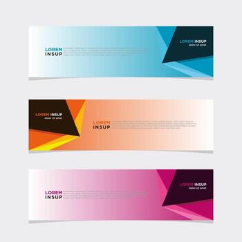 banner de vector moderno fondo web plantilla de diseño abstracto