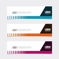 Modern vector banner web background abstract design template