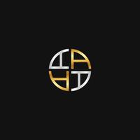 A Logo monogram modern design template vector