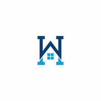 HW Logo monogram modern design template vector