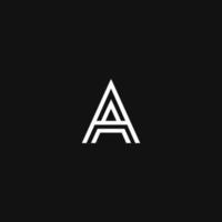 A Logo monogram modern design template vector