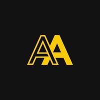 AA Logo monogram modern design template vector