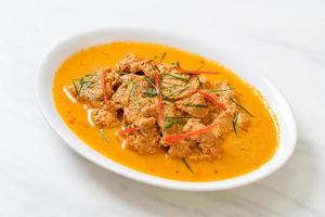 Panang curry with pork photo