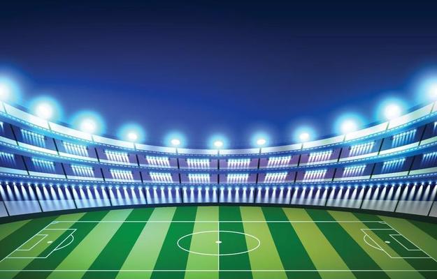 Free soccer field - Vector Art