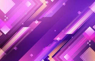 Creative Abstract Overlapping Geometric Purple Pink vector