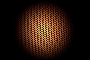 An abstract orange mesh on black background photo