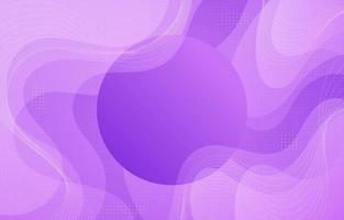 Purple Abstract Wave with Circle vector