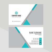 Modern Creative Business Card Template vector