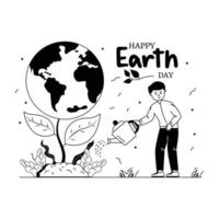 Happy Earth Day vector