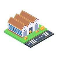 Ware House Building vector