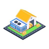 Stock Room House vector