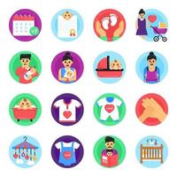 Baby Care and Protection vector