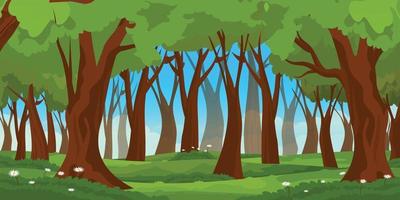 Natural Forest Background vector