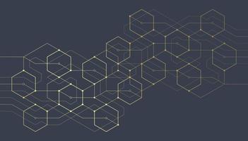 Abstract geometric lines. Connection and social network. Concept with lines and dots. Minimalistic Design. vector