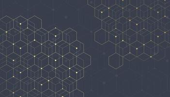 Abstract geometric lines. Connection and social network. Concept with lines and dots. Minimalistic Design. vector