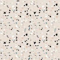 Terrazzo seamless pattern. Pastel colors background. vector