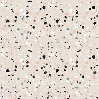 Terrazzo seamless pattern. Pastel colors background. vector