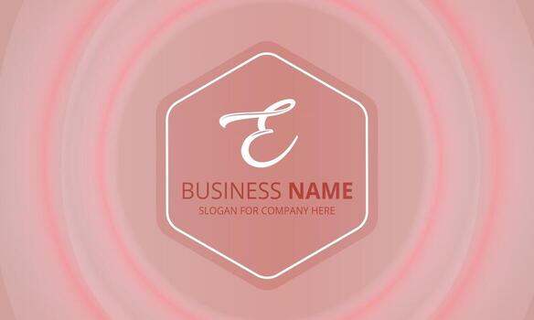 Beautiful Presentation Background With Hexagon Shape vector