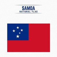 National Flag of Samoa vector