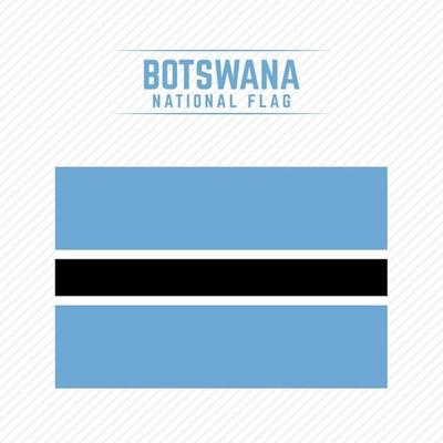 National Flag of Botswana