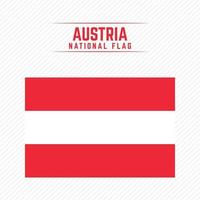 National Flag of Austria vector