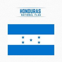 bandera nacional de honduras vector