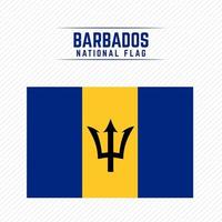 National Flag of Barbados vector