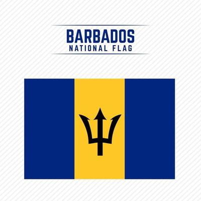 National Flag of Barbados