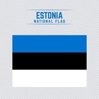 bandera nacional de estonia vector