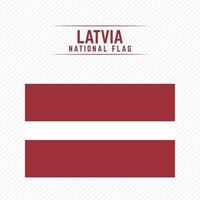 National Flag of Latvia vector