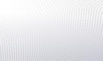 Modern White Wavy Halftone Background vector