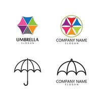 umbrella logo vector