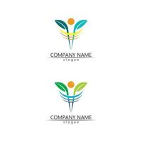 people Community,care group network and social icon design template vector