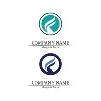 Business Finance Logo template arrow  icon rating vector