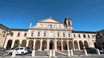 cathedral of the church of terni in the historic part of the city video