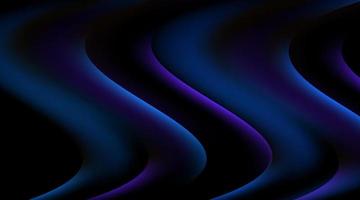 Blue and Purple gradient abstract curve background vector