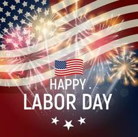 Labor Day in USA Poster Background. Vector Illustration