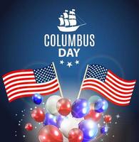 Vector Illustration of Columbus Day