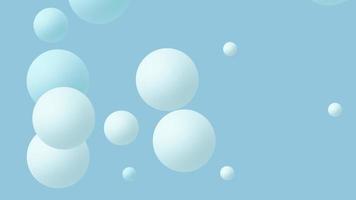 moderno e bonito fundo de bola branca azul limpa