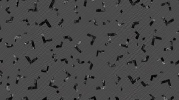 Dark gray rough shape abstract pattern background