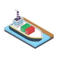 Maritime Shipment Concepts vector