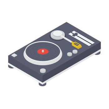 Trending Gramophone Elements vector