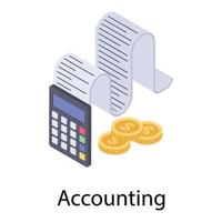 conceptos contables y financieros vector